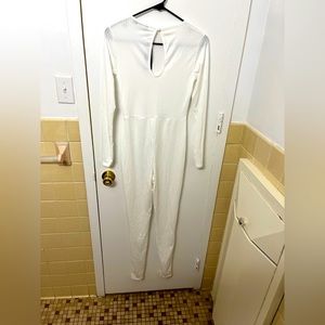 Pretty little things off white jumpsuit size 2